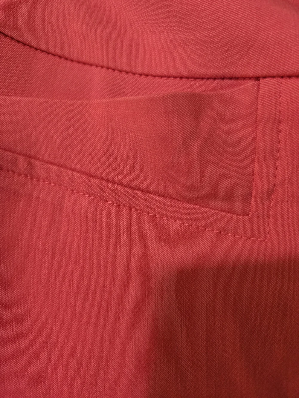 Zac & Rachel Hot Pink Cropped Straight-Leg Pants